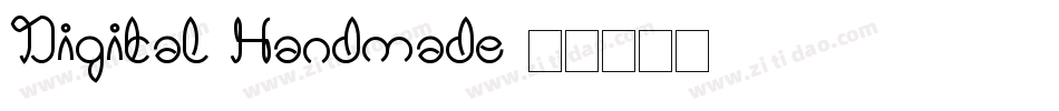 Digital Handmade字体转换